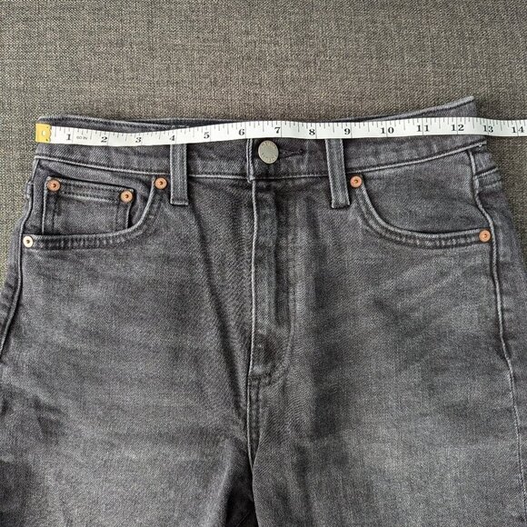 Aritzia Denim Forum 50's Arlo Long Short in Washed Black - Picture 8 of 9